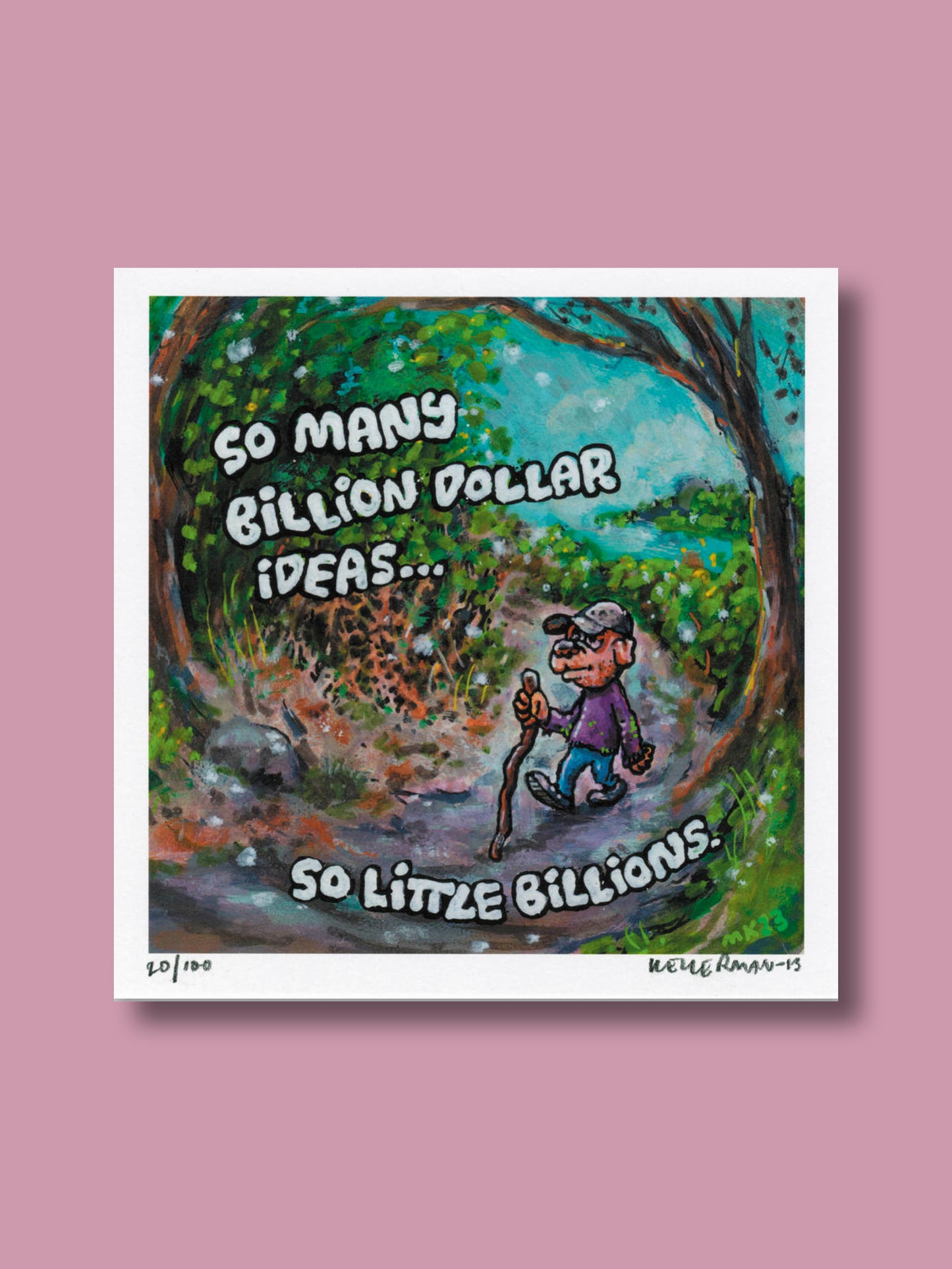 Art Print "Billion Dollar Ideas"