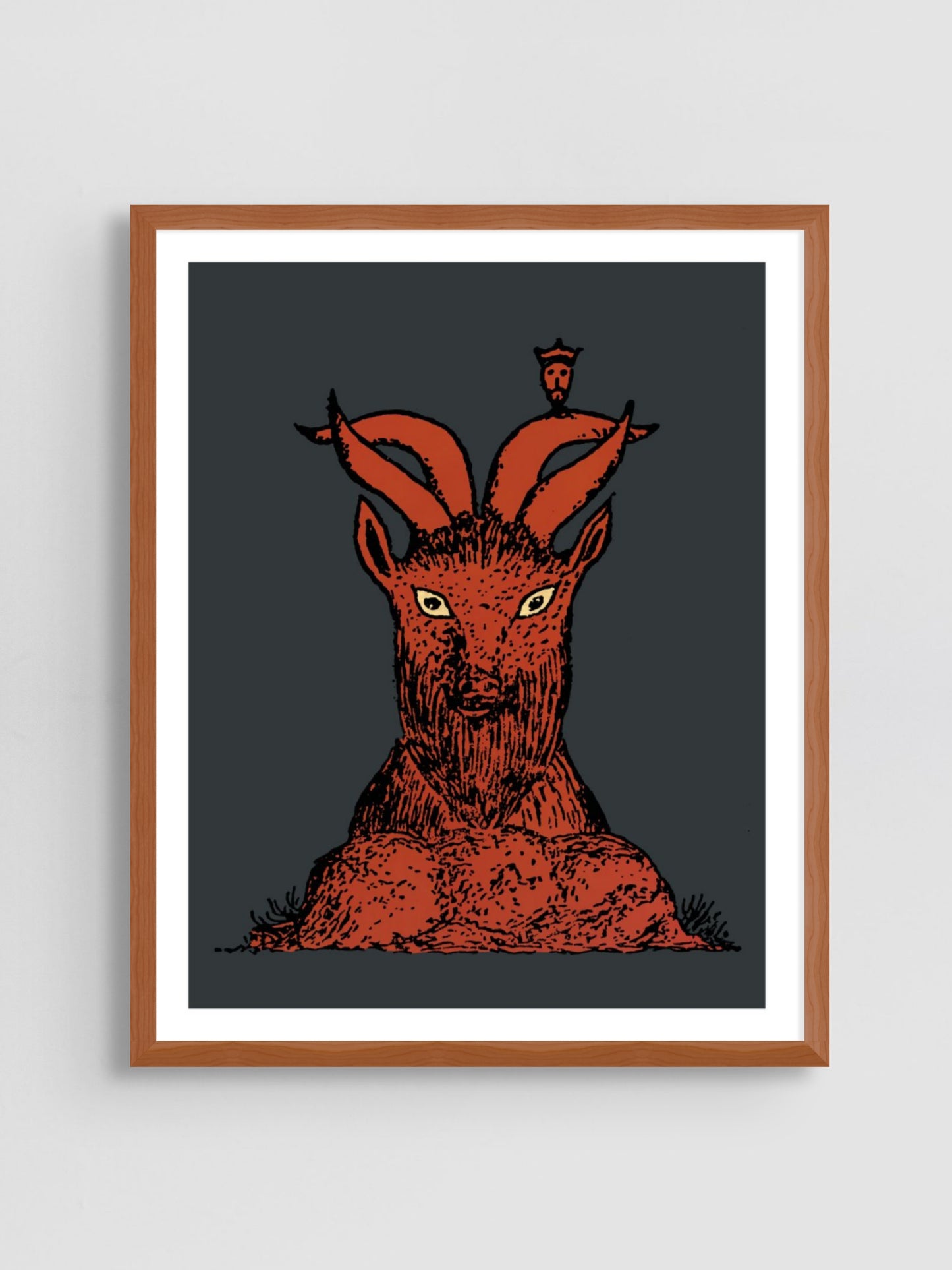 Art Print "The Head of the Fourth Beast"