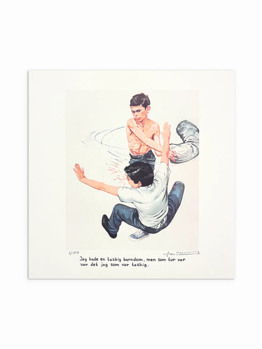 Art Print "Taskig barndom"