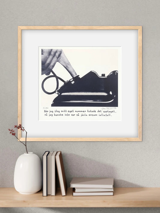 Art Print "Upptaget"